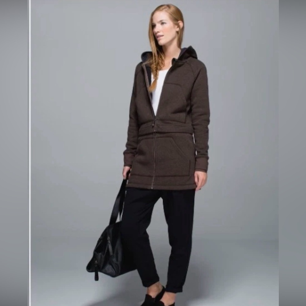 Lululemon Long And Short Of It Hooded Jacket